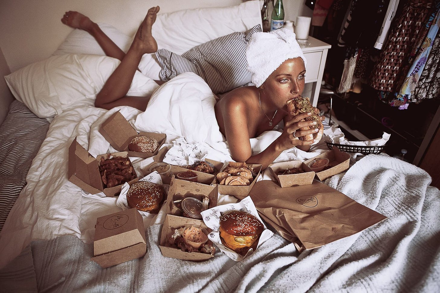 Limited Edition Print (250) - Sex and Takeout - Lazy Sunday – Sarah Bahbah