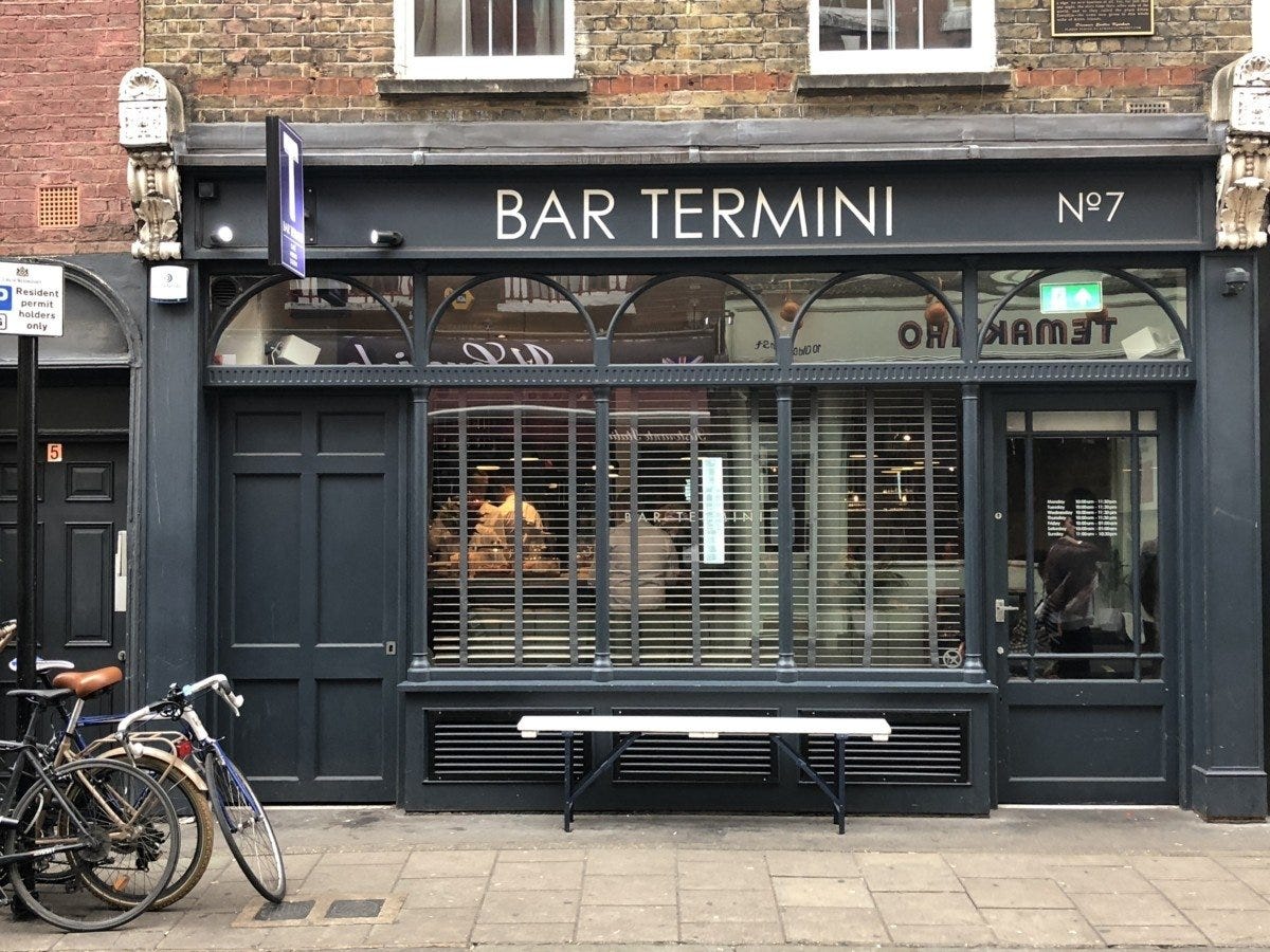Best cocktails in London at Bar Termini - Like Love Do