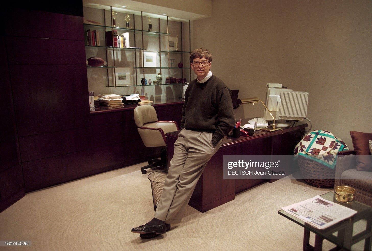 Rendezvous With Bill Gates At Home In Seattle In The United States : News Photo