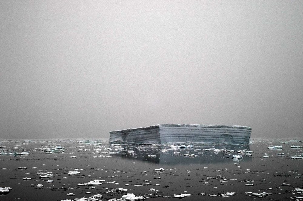 Tabular Iceberg Reflected © Camille Seaman