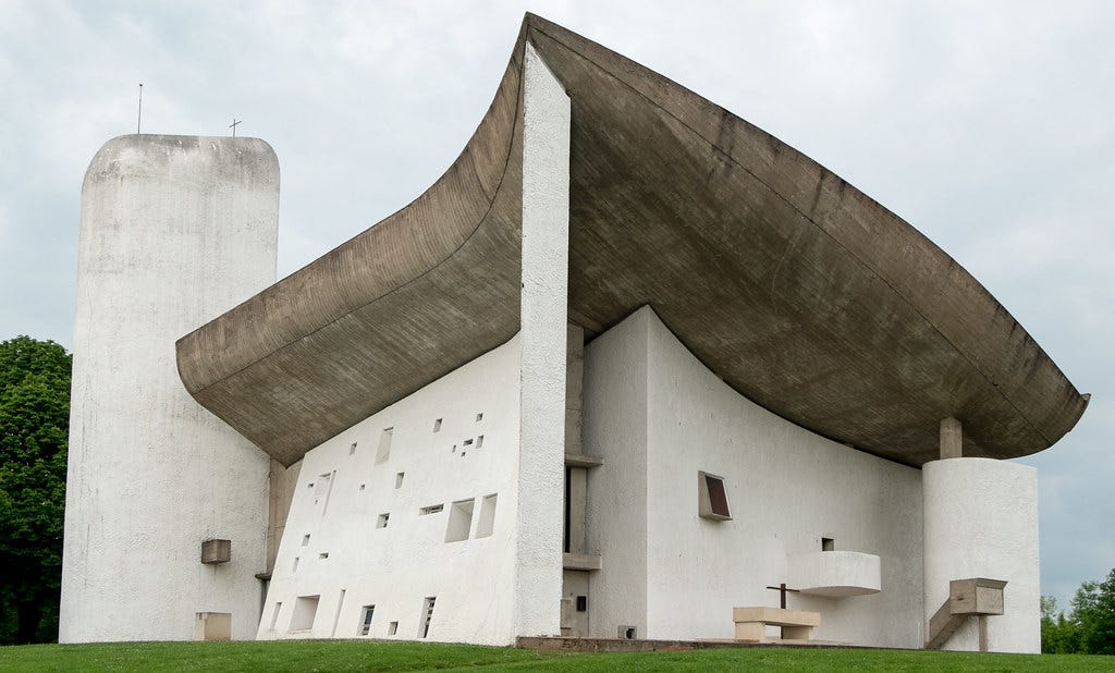 Chapelle (1955, archit. Le Corbusier) Notre-Dame-du-Haut à… | Flickr