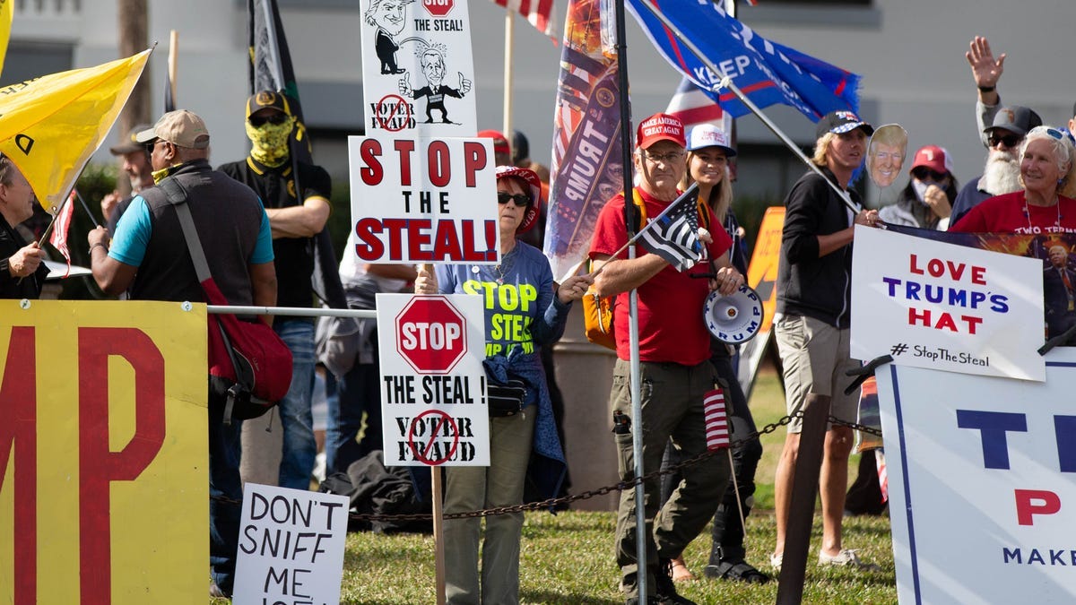 Trump supporters, Proud Boys organize 'Stop the Steal' protest outside  Capitol