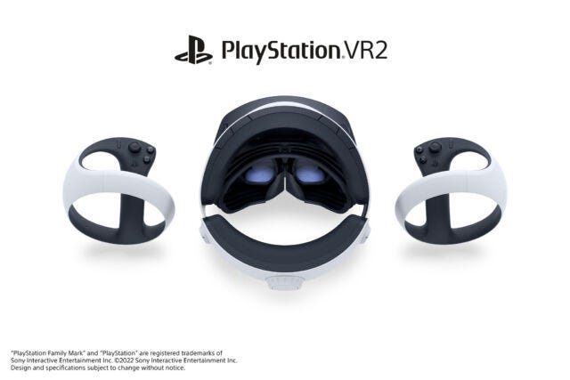 While prototype PSVR2 controllers have been all black, they now match the white of the PS5 itself.