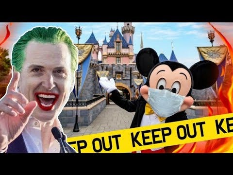 California Governor Gavin Newsom Wants To Destroy Disneyland - YouTube