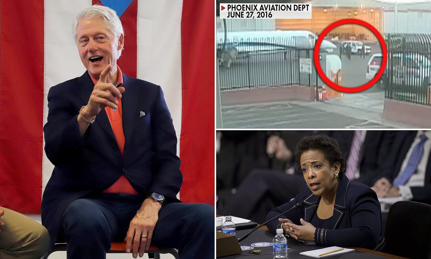 Author claims new details about Bill Clinton's secret meeting on the tarmac  with Loretta Lynch | Daily Mail Online