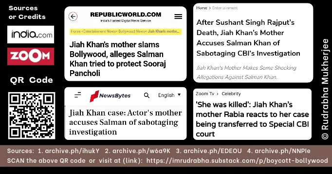 Salman Khan allegedly sabotaged the alleged Jiah Khan murder case