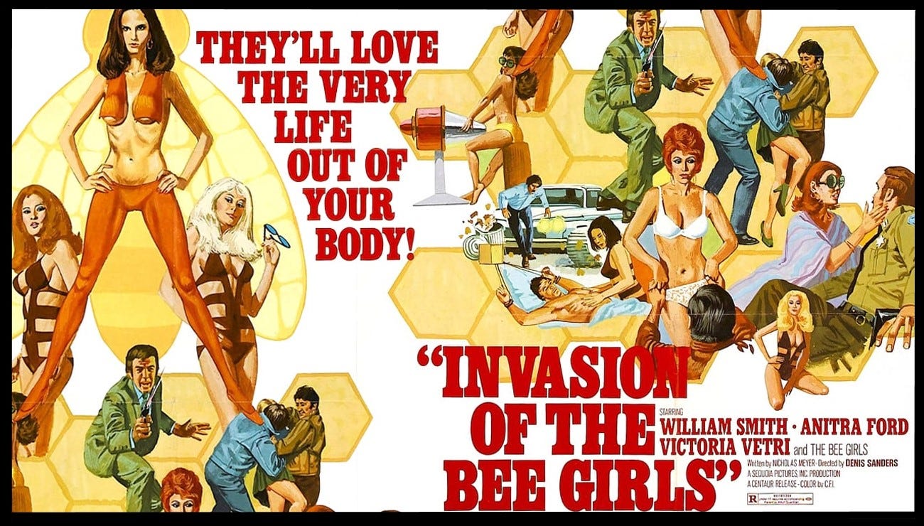 Invasion of the Bee Girls (1973) - Grave Reviews - Horror Reviews