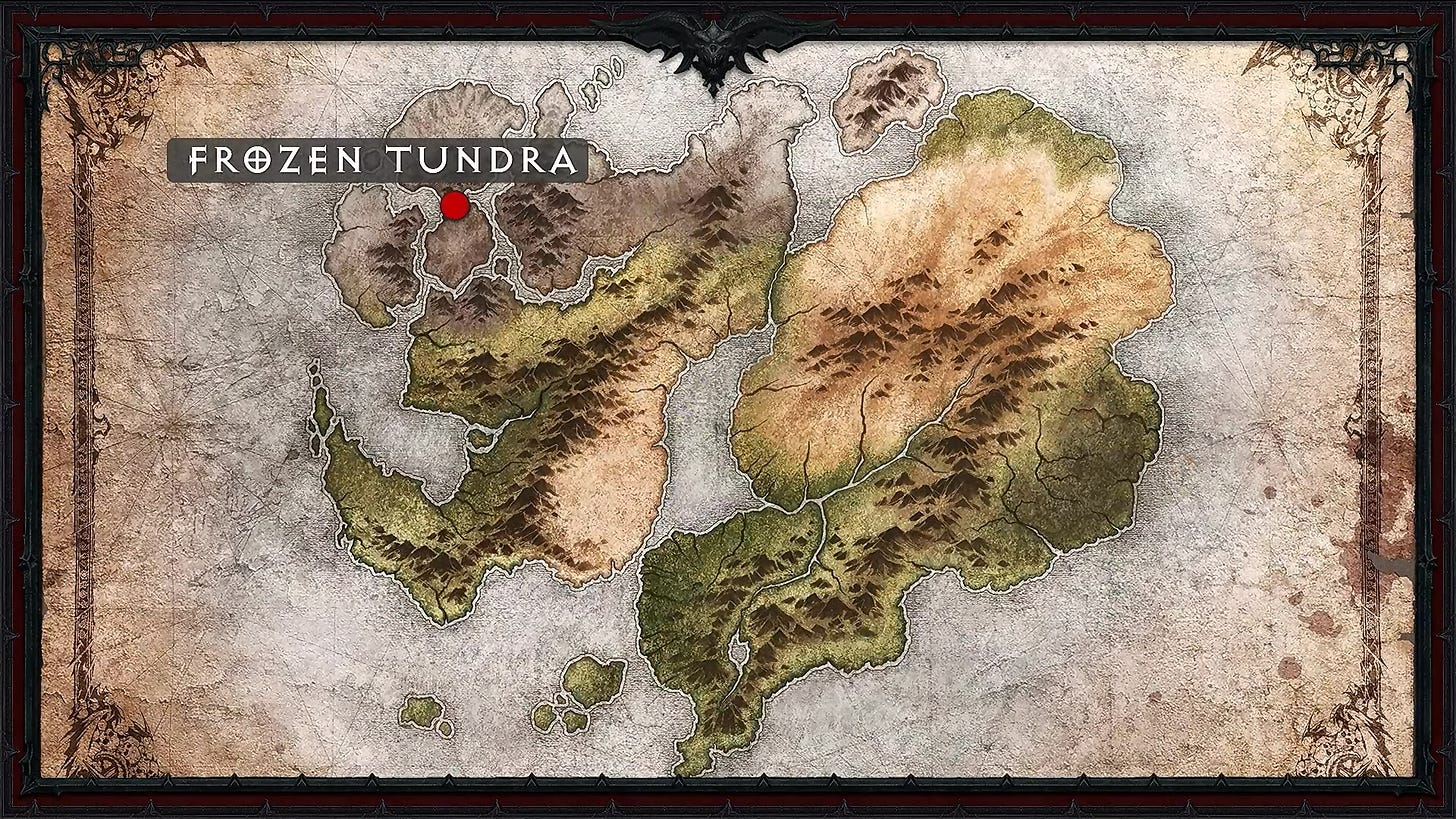 Frozen Tundra map