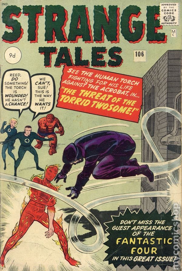 Strange Tales comic books issue 106
