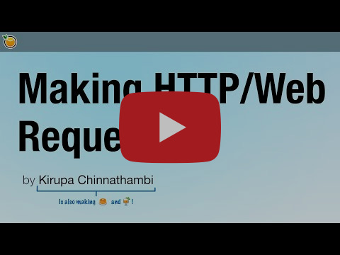 Making HTTP/Web Requests in JavaScript