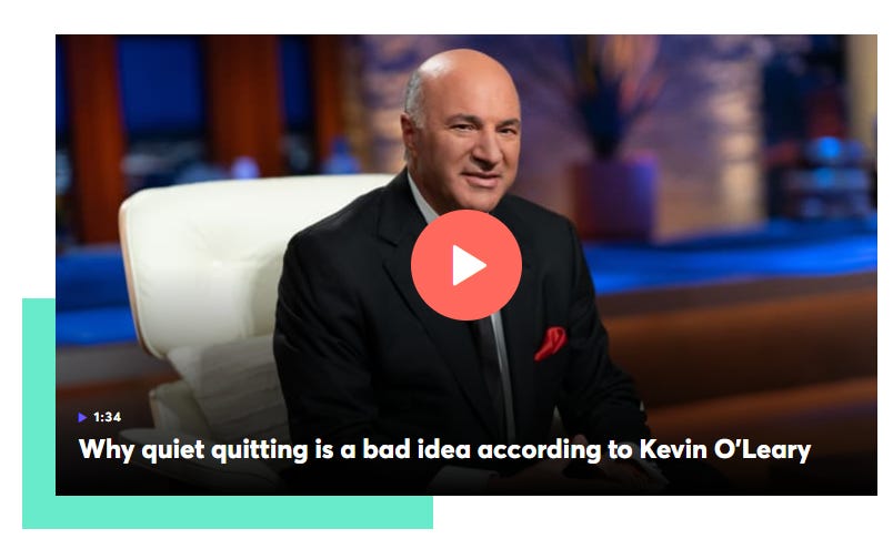Kevin on the set of Shark Tank