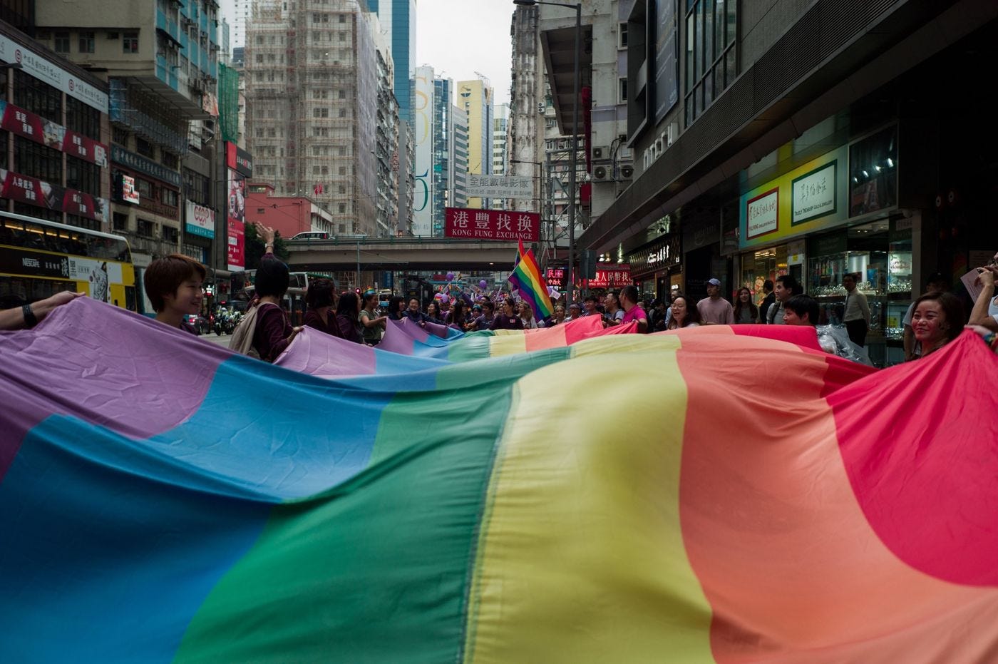 HONG KONG-POLITICS-HOMOSEXUALITY-GAY-PARADE