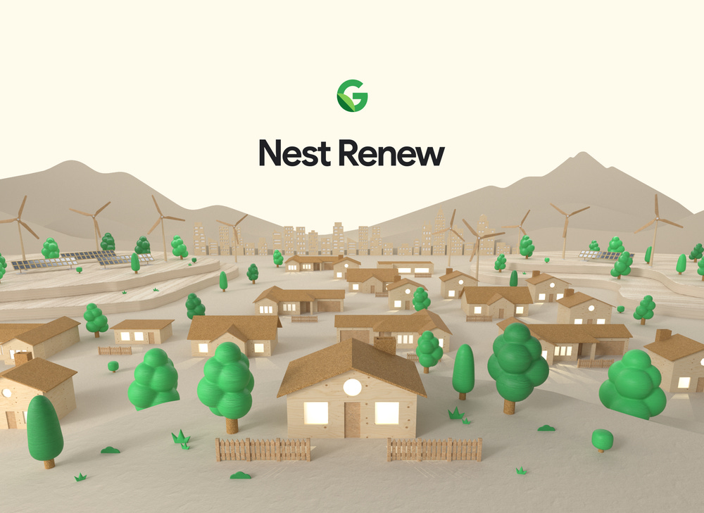Support clean energy from home with Nest Renew