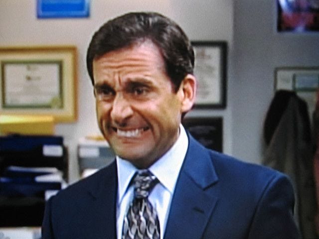 This Is The Worst" Face | Seriously funny, Funny pictures, Michael scott
