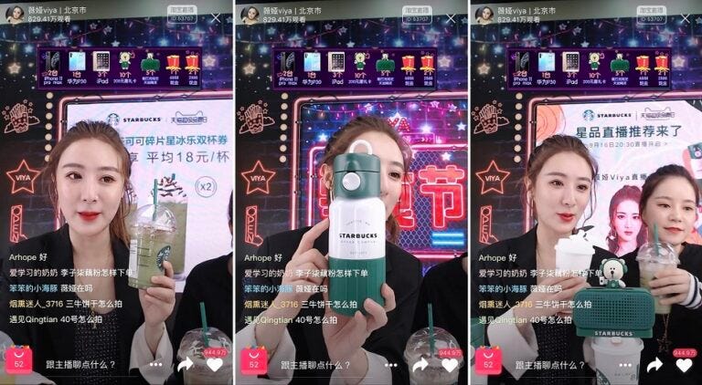 Viya a famous livestreamer sold over 160,000 coffee vouchers for Starbucks in 2019 - The FoodTech Confidential Newsletter