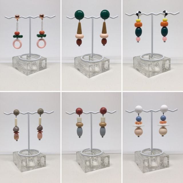 Six new pairs of earrings