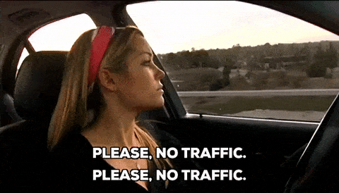 'Please no traffic' gif