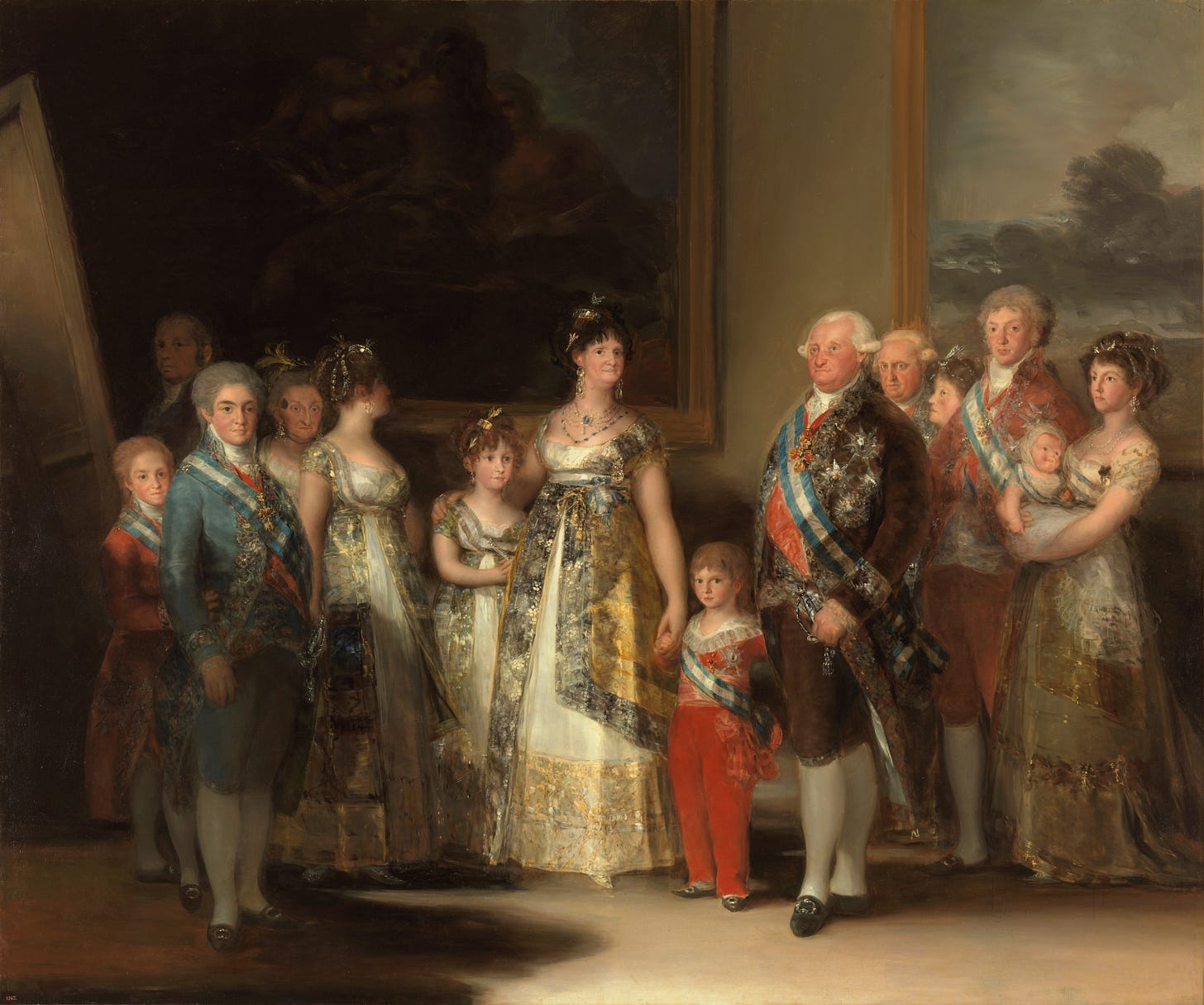 fun fact: the woman looking away was "the wife of ferdinand vii", who wasn't married yet