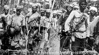 Askaris and bearers in German East Africa