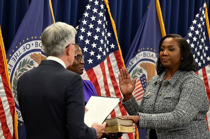 Federal Reserve Board - Lisa D. Cook sworn in as a member of the Board of  Governors of the Federal Reserve System