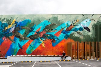 'Maroondah’ mural by David Meggs Hooke