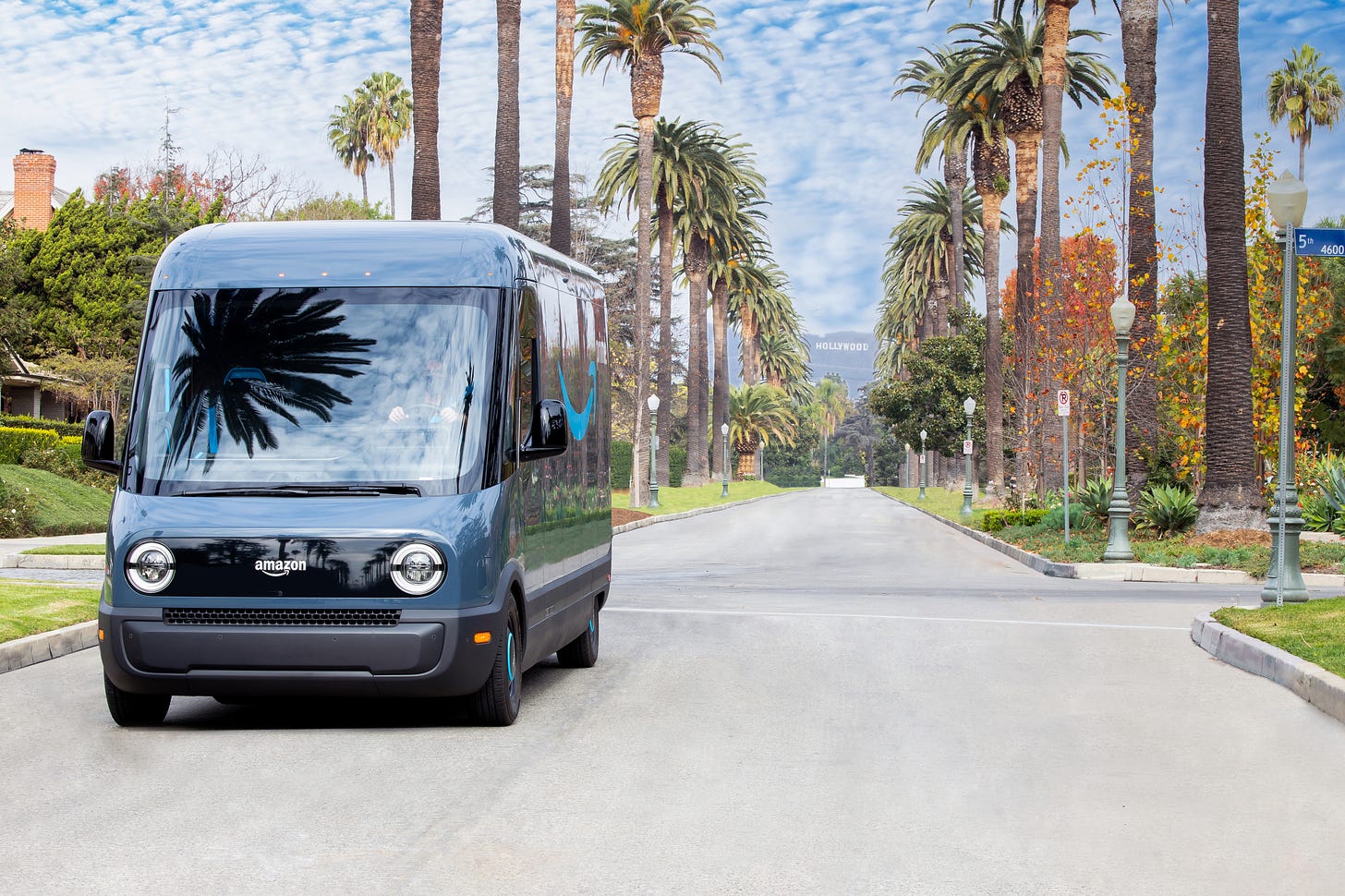 Amazon's custom electric delivery vehicles are starting to hit the road