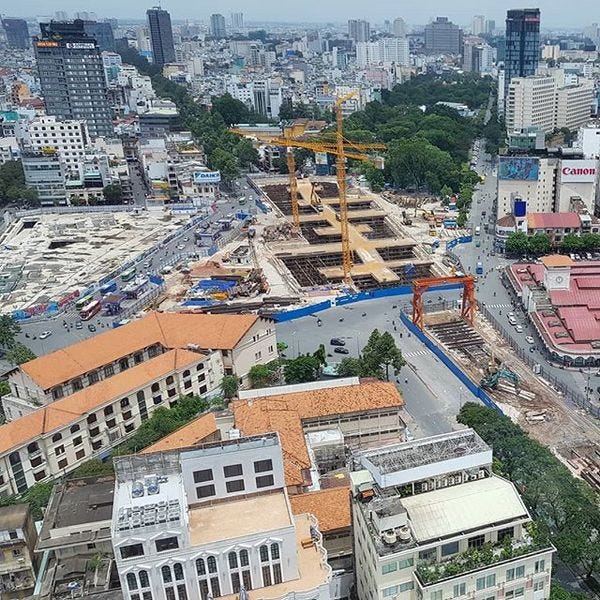 A view of the future HCMC Metro.