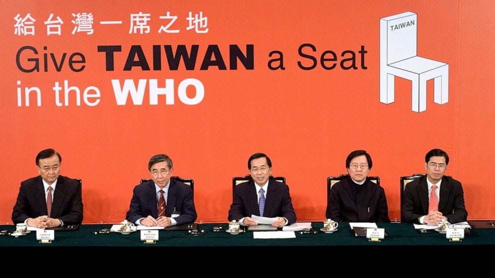 Health concerns meet politics amid Taiwan's WHO exclusion - ABC News