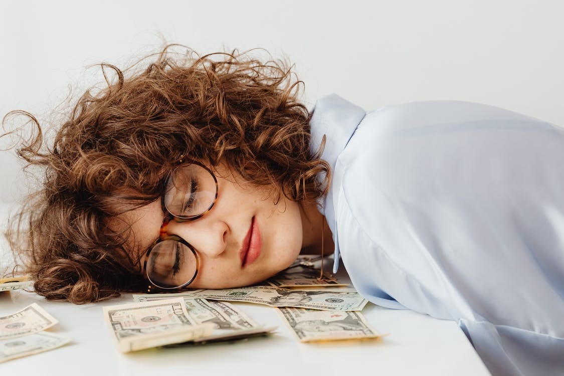 Free stock photo of accounting, american dollar, bed Stock Photo