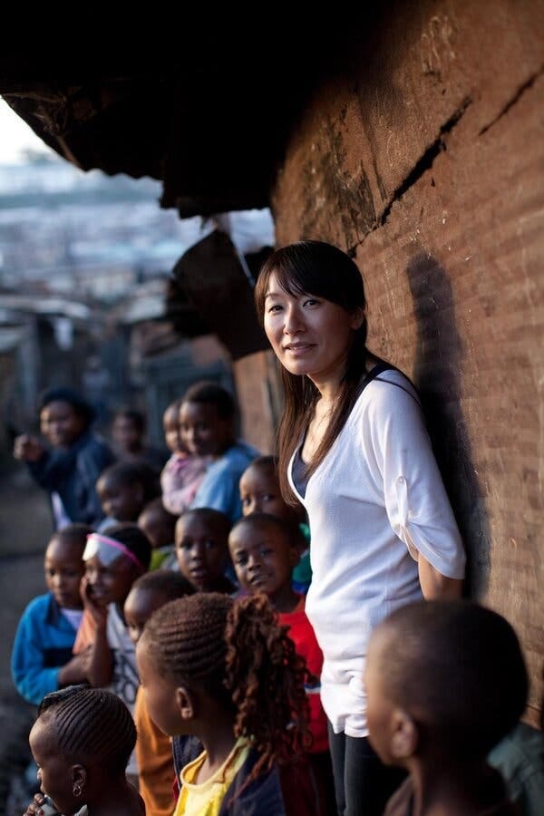 Rumiko Seya said seeing photos of Rwandan refugees when she was in high school changed her life. She went on to start the nonprofit organization REALs, which provides humanitarian aid and other services to people in need.