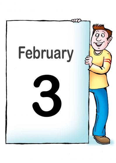 On This Day quiz questions - 3rd February