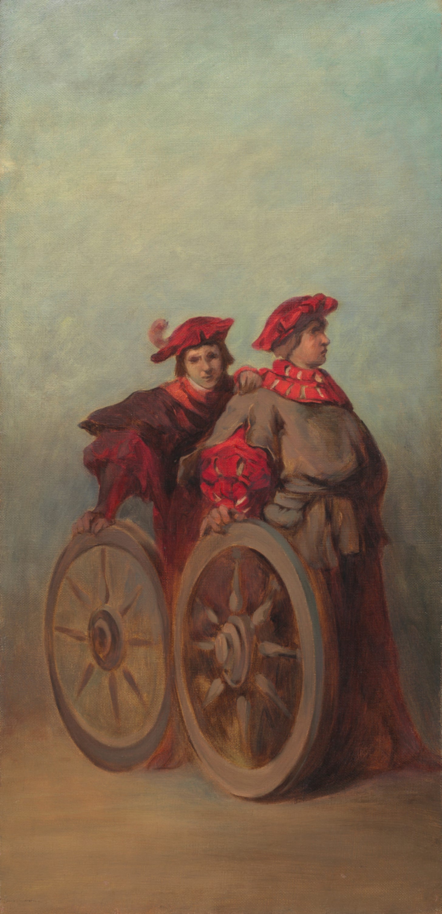 Entwurf zum Festzug 1879 – Zwei Wagnergesellen (1879) by Hans Makart