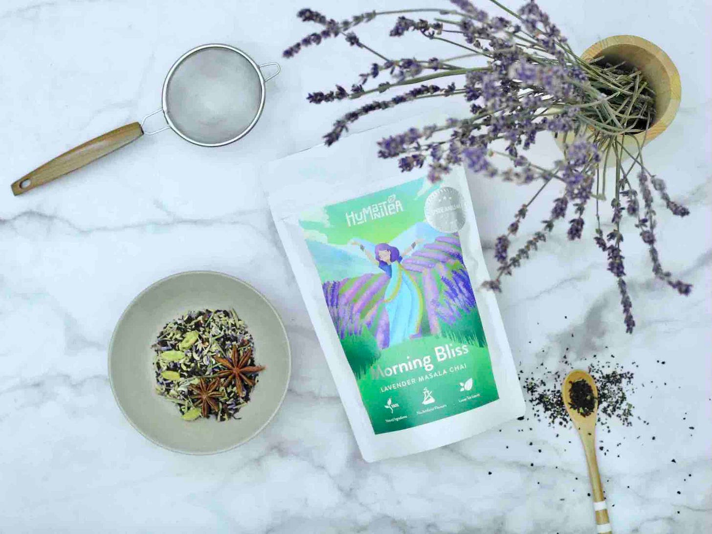 lavender masala chai