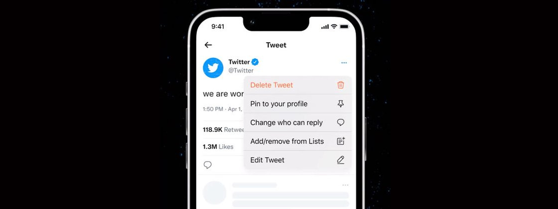 Imagem de: Twitter anuncia botão para editar posts; veja como vai funcionar
