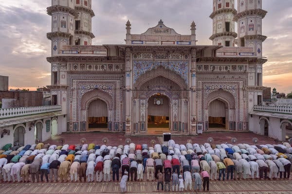 Muslims praying at a mosque in Tonk, India. Muslim Indians see a new citizenship bill as a step by the government to make them second-class citizens.