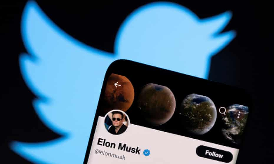 Elon Musk secures $46.5bn to fund possible hostile bid for Twitter | Twitter  | The Guardian
