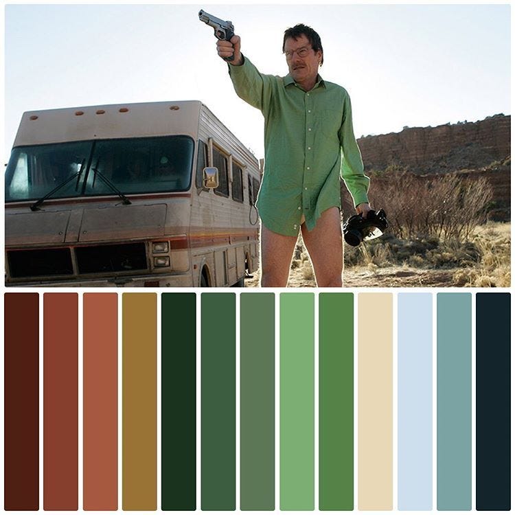 Color Film Collection su Instagram: "Breaking Bad" | Palette