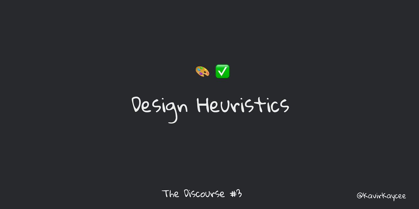 Design Heuristics