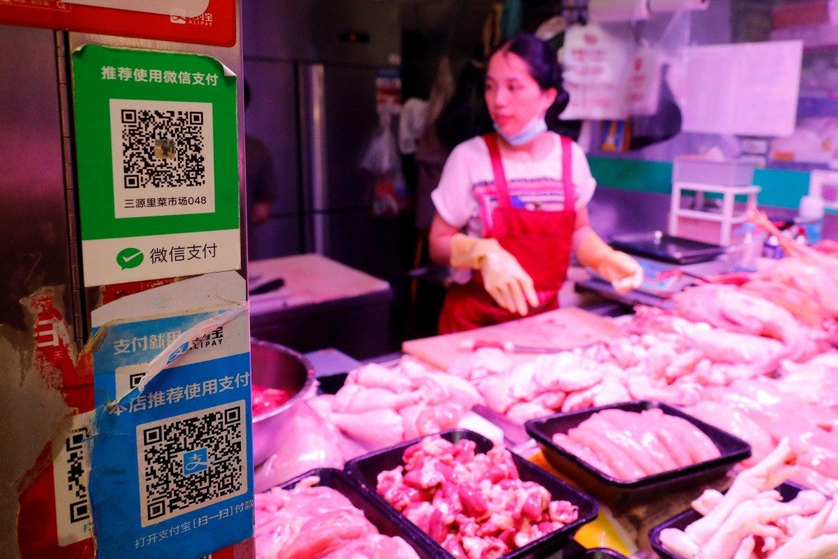 China’s sovereign digital currency is entering an already very crowded payments market in China, with the likes of WeChat Pay and Alipay already dominating the sector. Photo: Reuters
