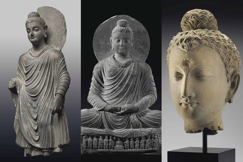 Greco-Buddhist Art: Gandhara Figures at Christie&#39;s New York | Auctions News  | THE VALUE | Art News