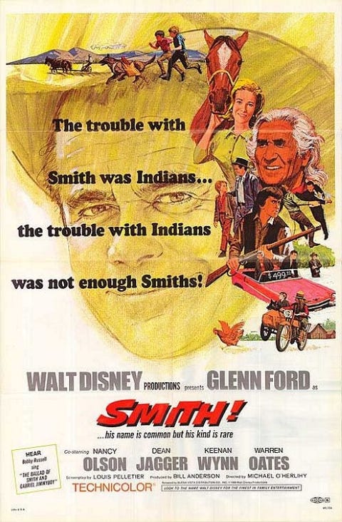Original theatrical release poster for Walt Disney's Smith!