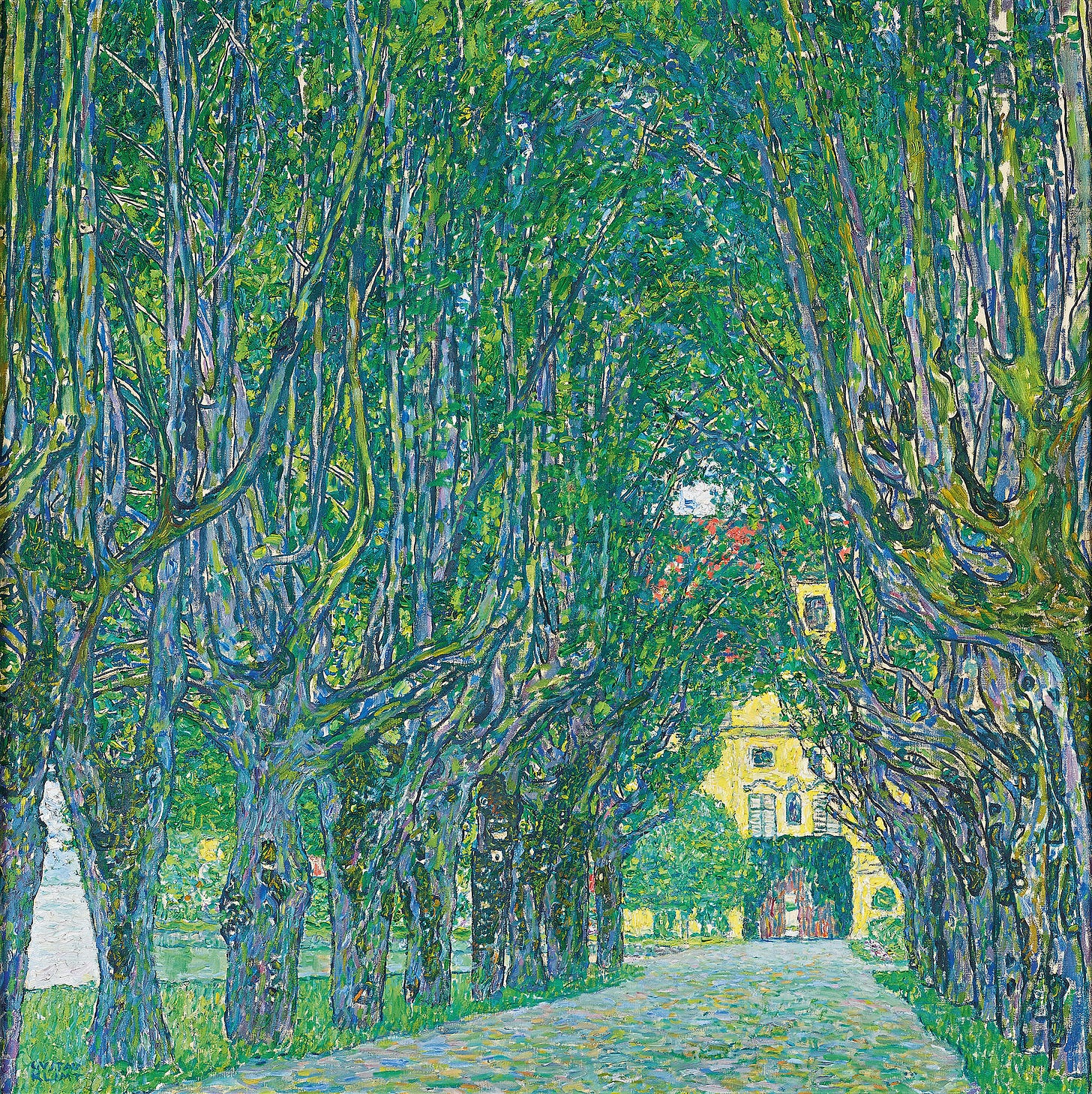 Avenue to the Kammer Castle (1912) by Gustav Klimt