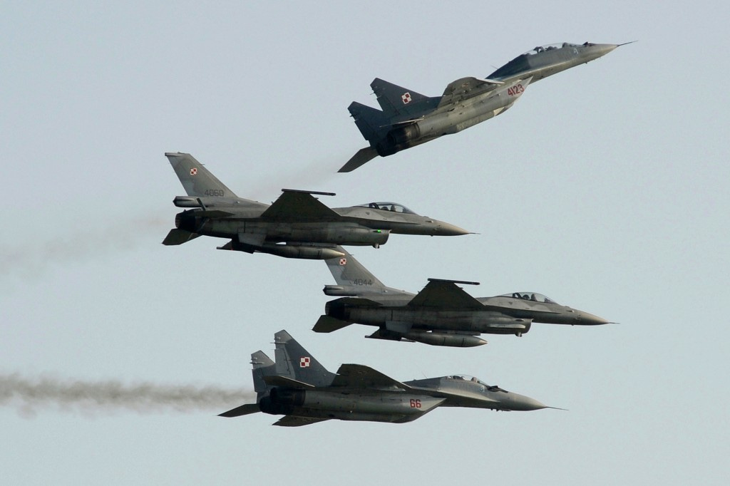 Polish MiG-29 fighter jets