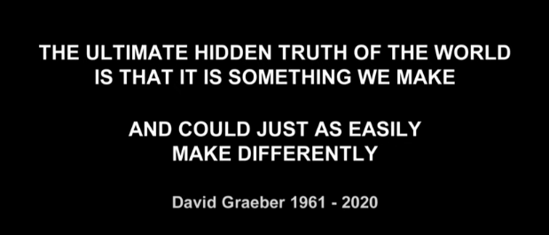 Christopher DeWeese on Twitter: "We started watching Adam Curtis's  documentary Can't Get You Out of My Head from the BBC last night, and it  starts with this quote from David Graeber. So