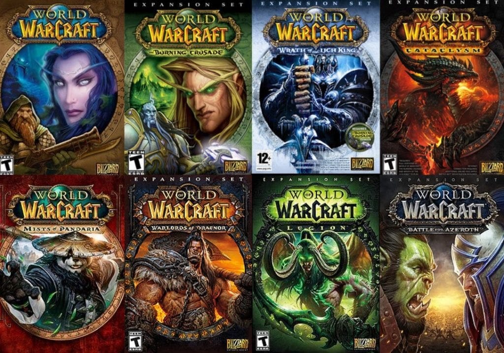 World of Warcraft Expansions List 2021 [WOW List in Order] – Hearth Stats