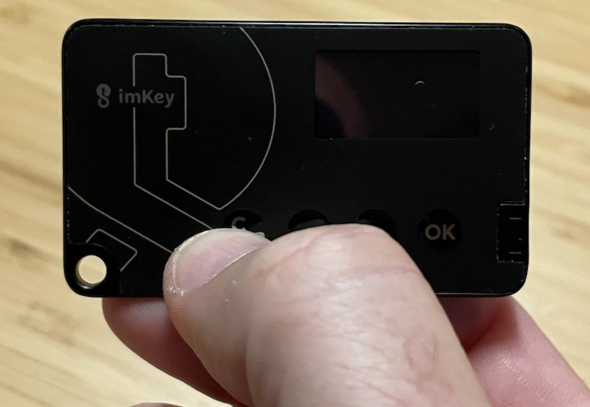 r/NervosNetwork - How do I Setup and Configure my imKey Hardware Wallet on the imToken App?