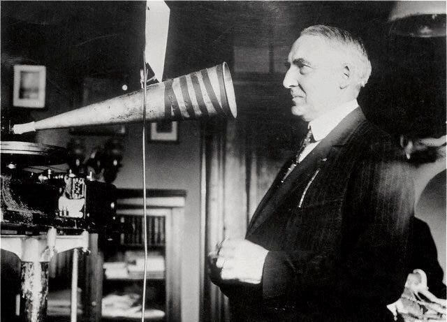 Warren G. Harding - Historic &amp; Presidential Recordings — VictorRecords.com  | Victor Victrola® | Victor Talking Machine Co.® | VMI