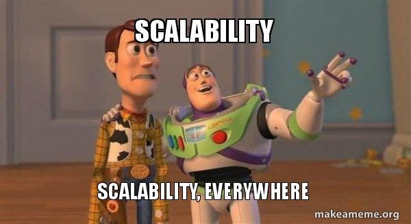 Scalability Scalability, EVERYWHERE - Buzz and Woody (Toy ...