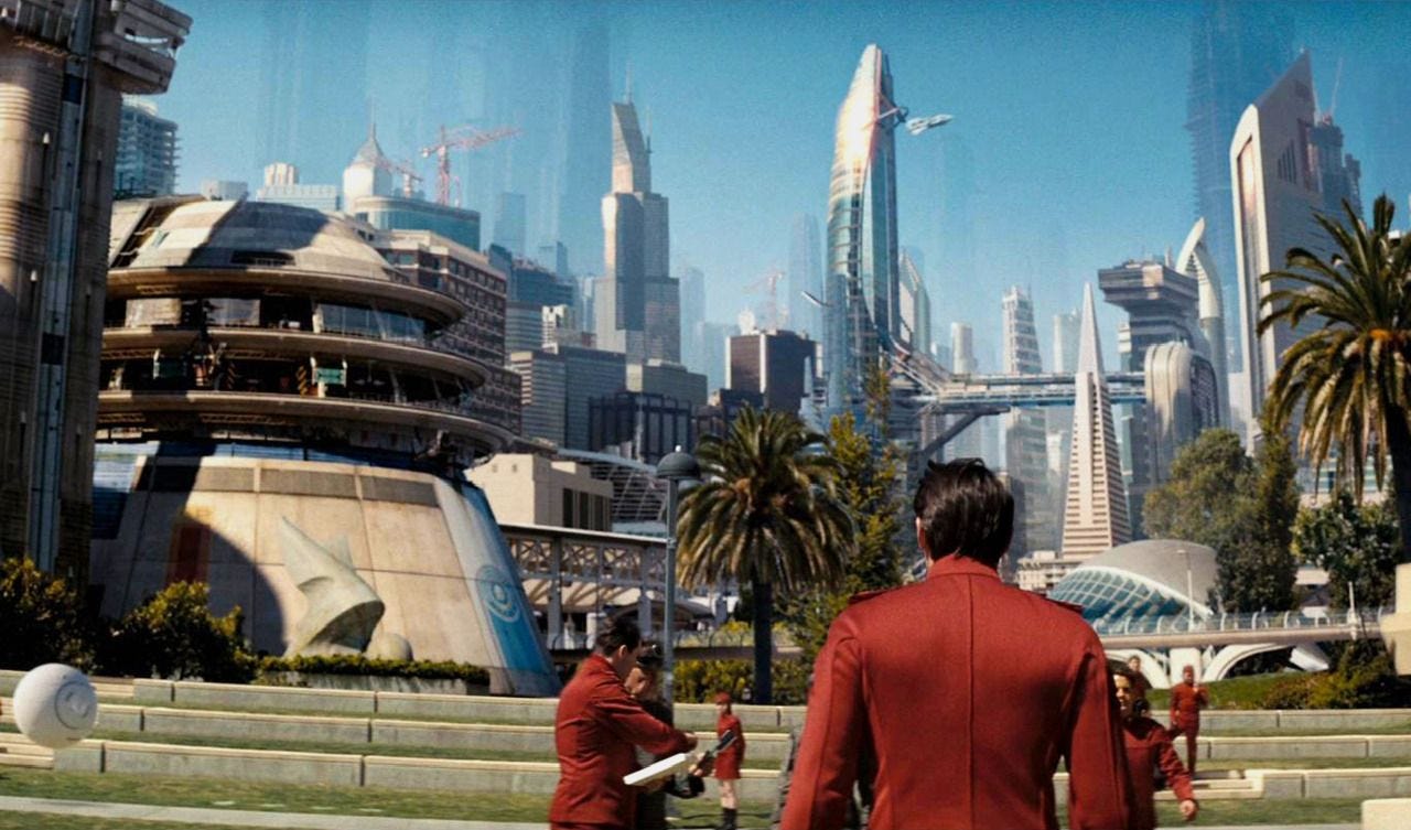star trek san francisco | future San Francisco from Star Trek (2009)via  klaatu: hyperuniverse ... | Star trek 2009, Starfleet academy, Star trek