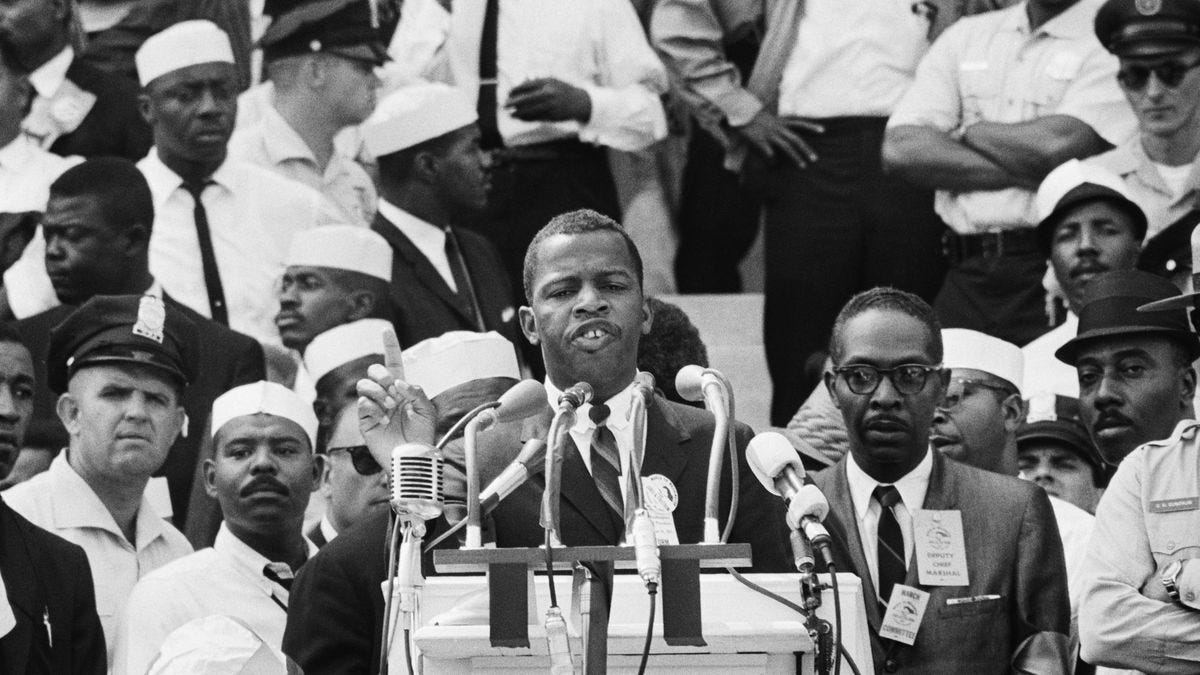 John Lewis and the March on Washington speech he never gave - Vox